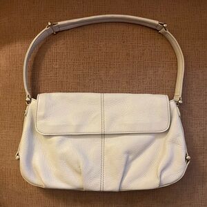 Liz Claiborne NYC White Leather Like New Shoulder bag